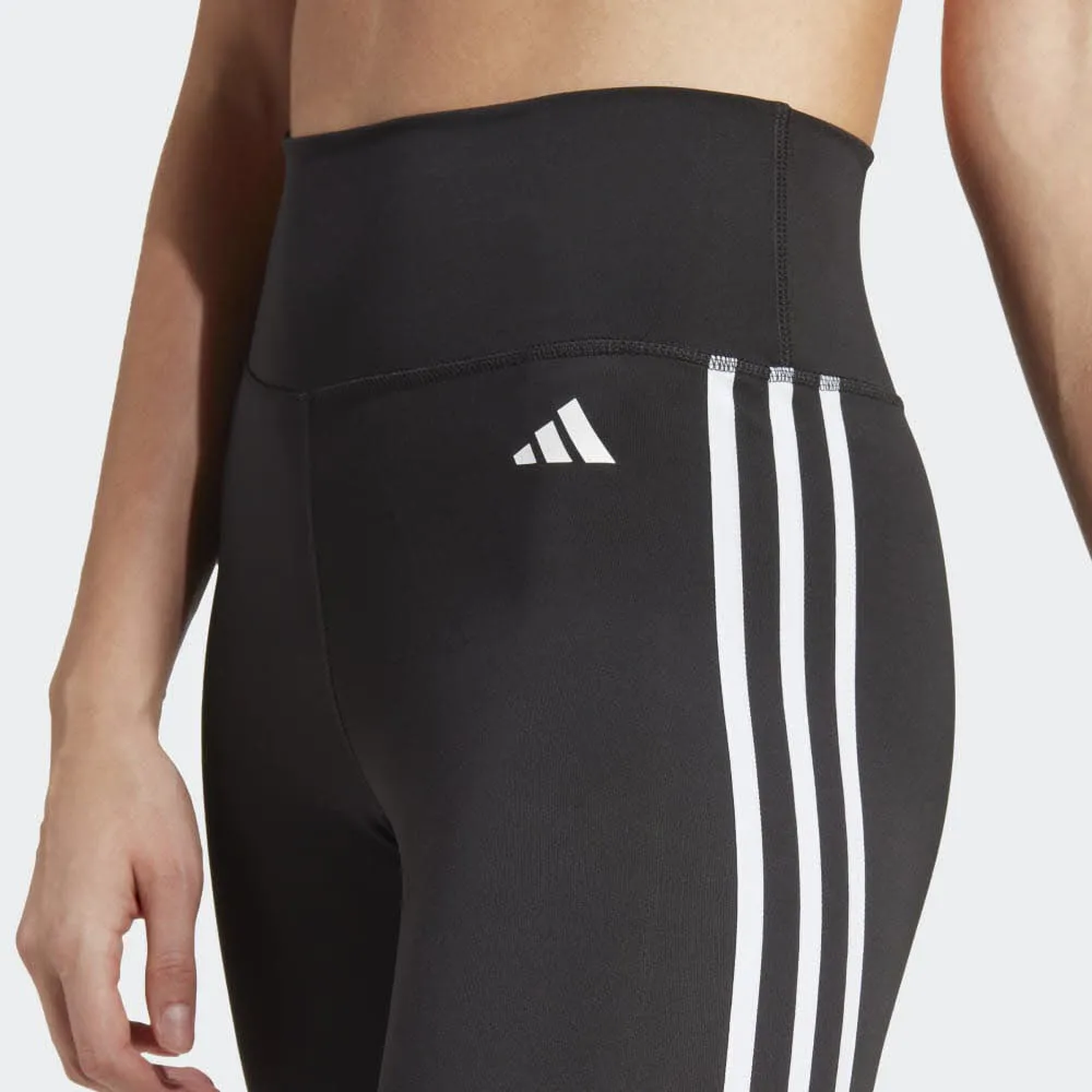 adidas TRAIN ESSENTIALS 3-STREIFEN HIGH-WAISTED 7/8 Leggings Damen Longtight schwarz