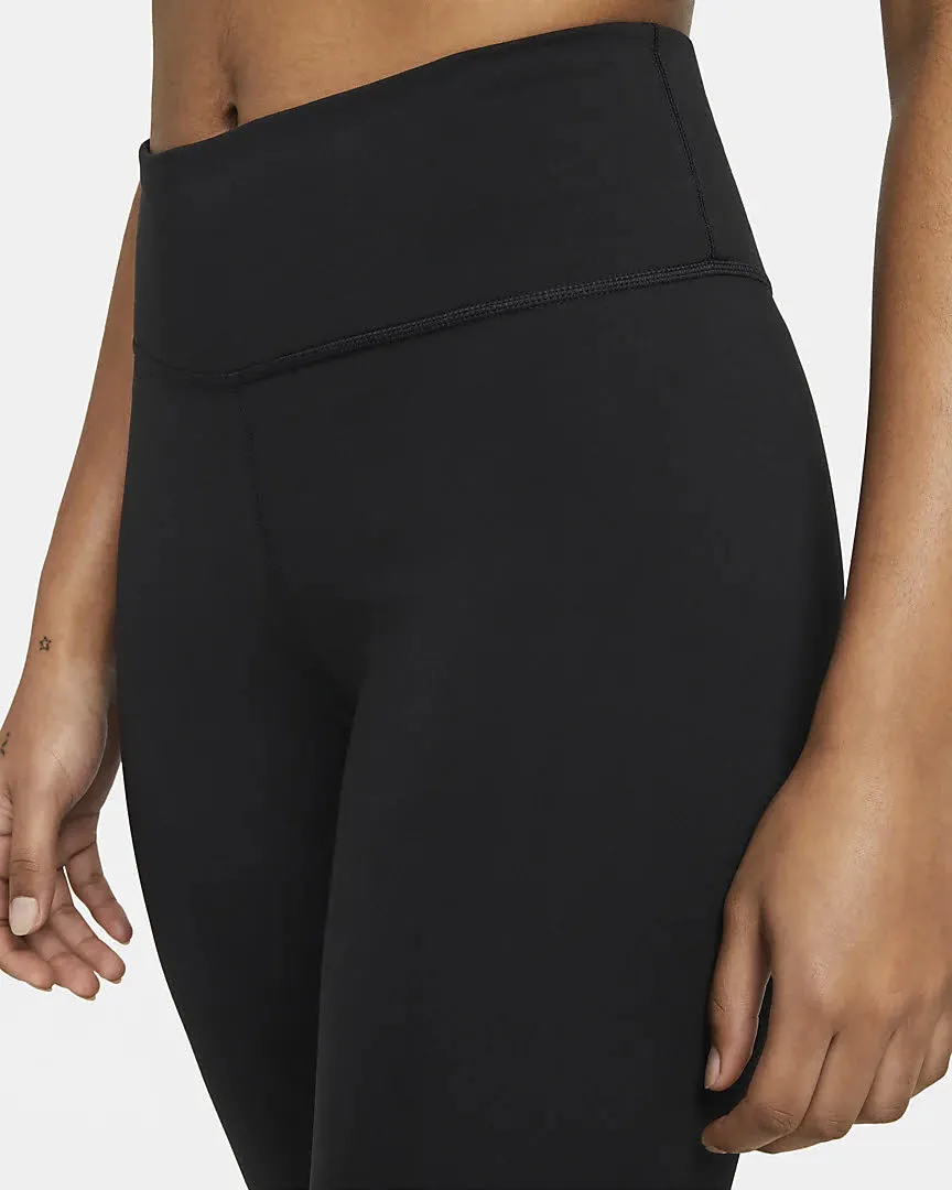 Nike ONE WOMEN'S CROPPED TIGHTS Damen Leggings 3/4 Lauftights schwarz NEU
