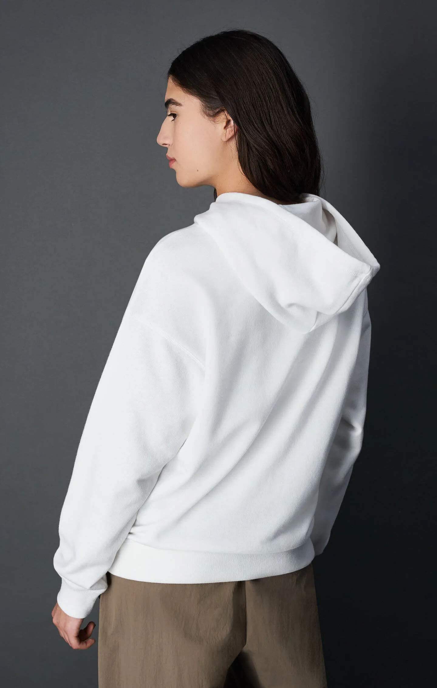 Champion Icons Damen Hoodie Kapuzenpullover weiß