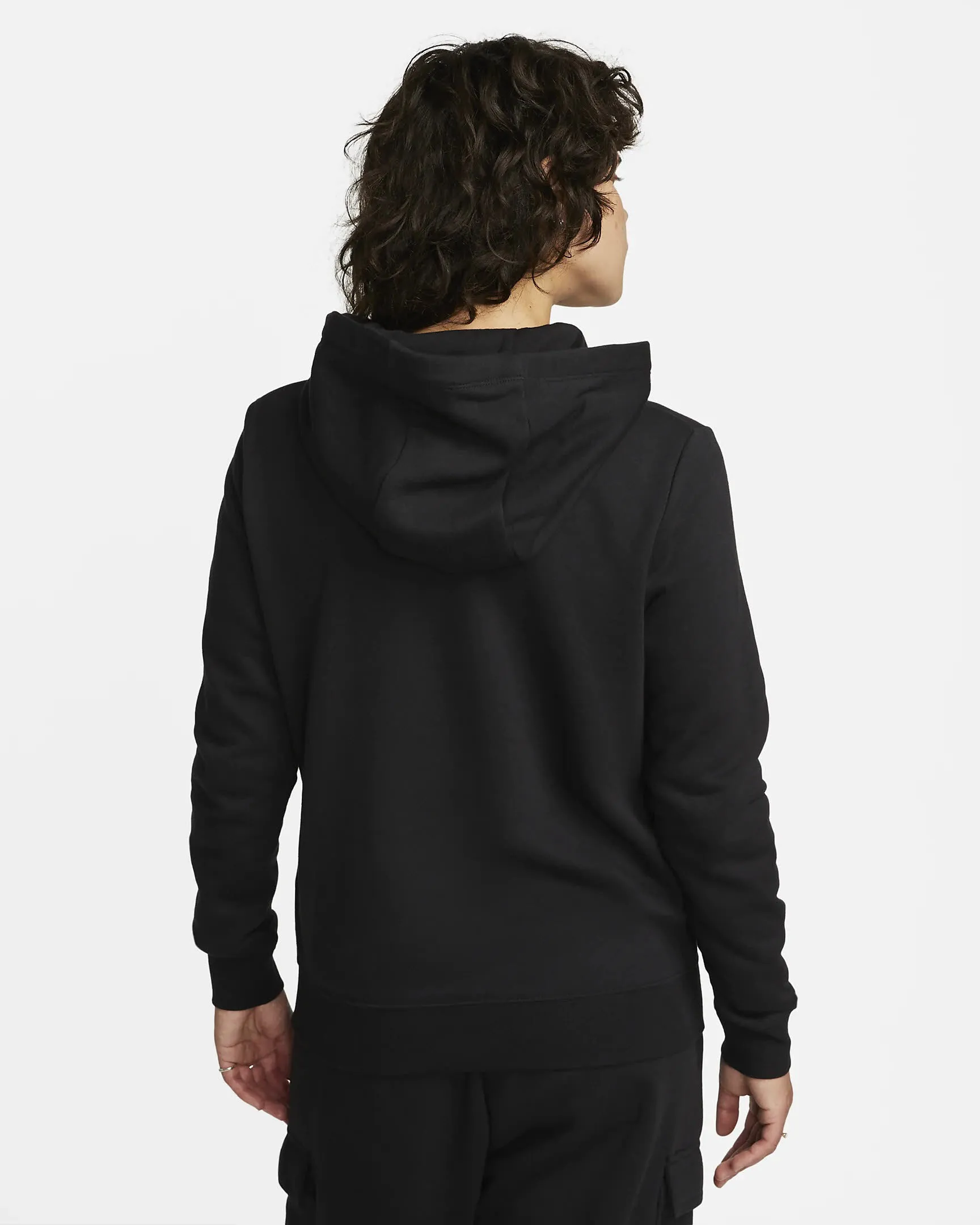 NIKE SPORTSWEAR CLUB FLEECE WO Damen Hoodie Kapuzenpullover schwarz NEU