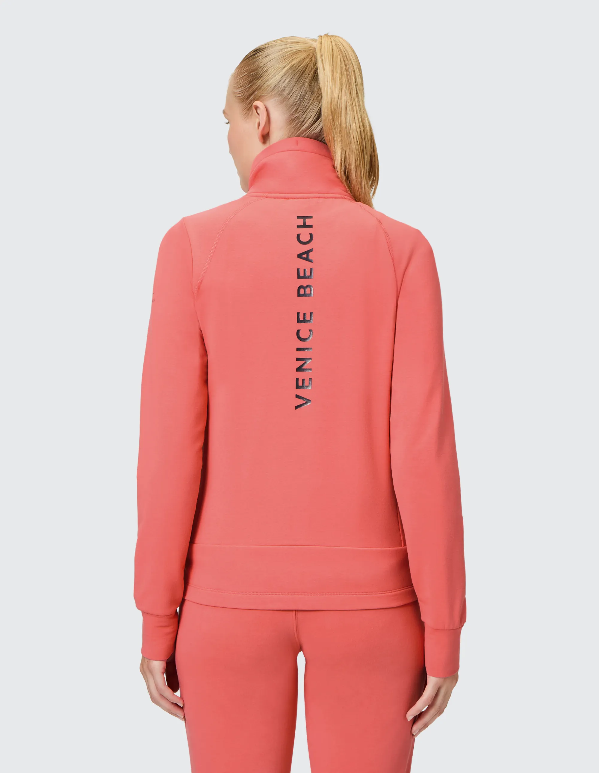 Venice Beach FLORENCE Sweatjacke Damen hellrot orange lachs