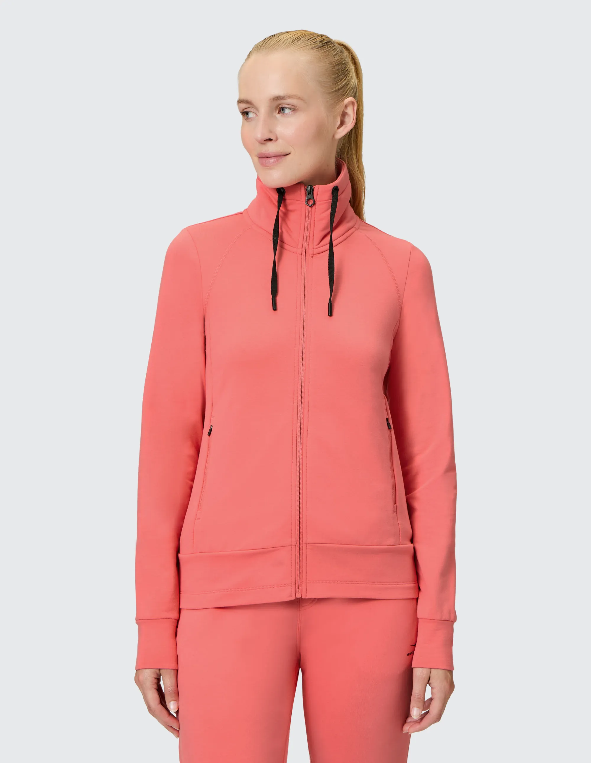 Venice Beach FLORENCE Sweatjacke Damen hellrot orange lachs