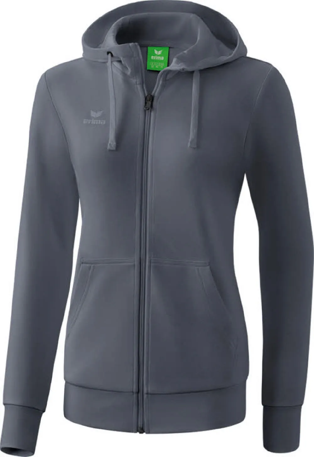 Erima DA HOODY JACKET Damen Kapuzenjacke Trainingsweste grau NEU