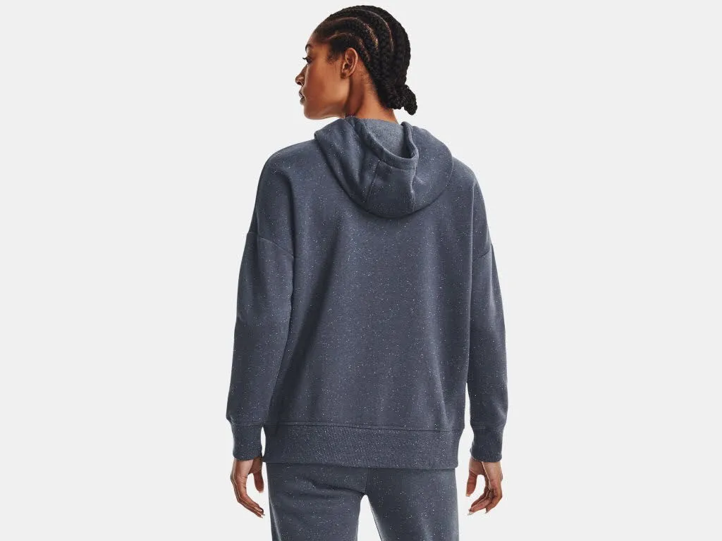Under Armour Rival Fleece Full Zip Hoodie Kapuzenjacke Damen dunkelgrau NEU