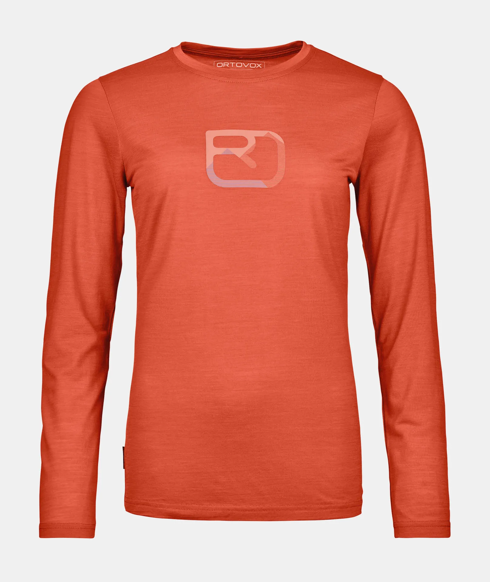 Ortovox 150 COOL MTN SILHOUETTE LS W Funktionsshirt Langarmshirt Damen orange
