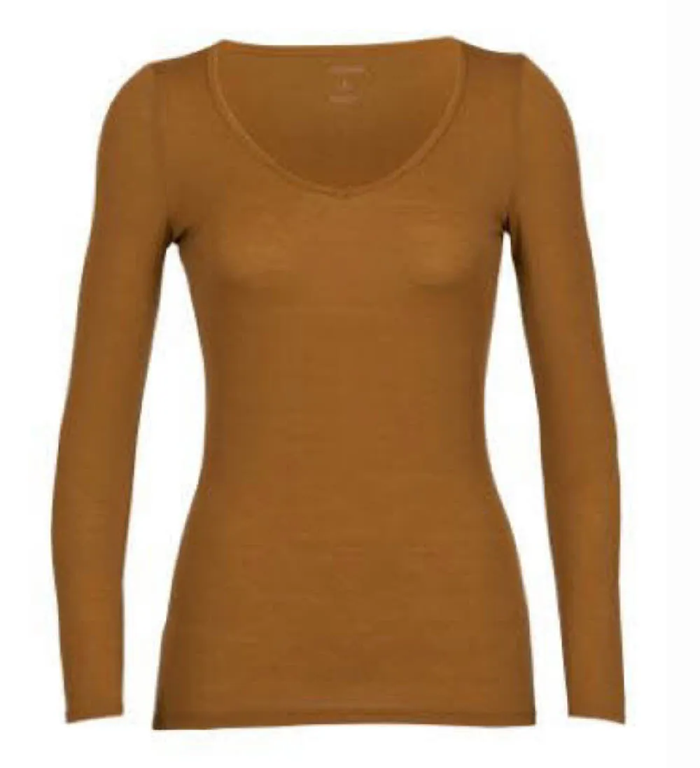 Icebreaker W Siren LS Sweetheart CLOVE Langarmshirt Underwear Damen