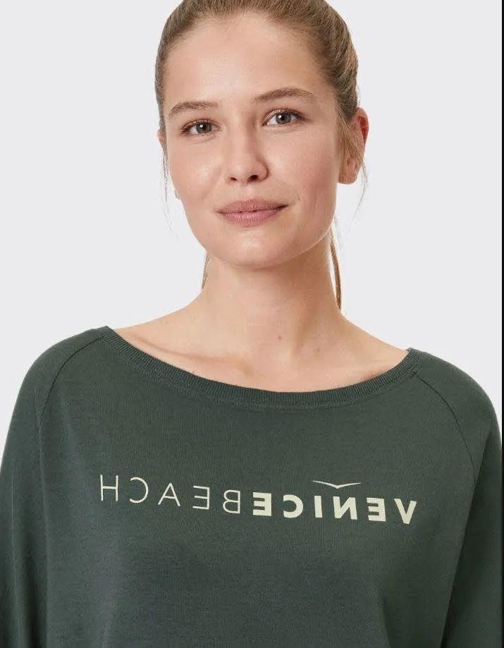 Venice Beach DANGER Damen Sweatshirt Langarmshirt grün