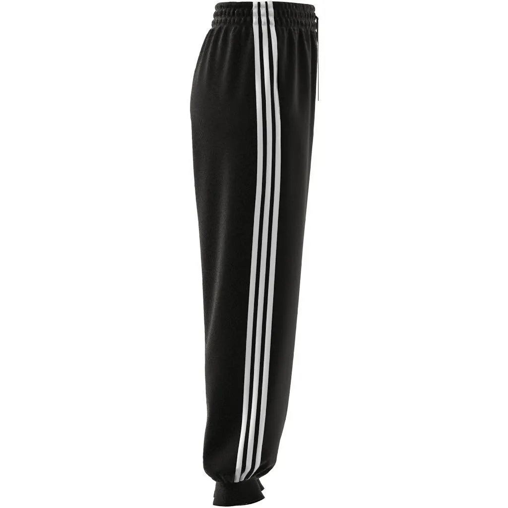 adidas W 3S FT LS PT Damen Jogginghose Sporthose Trainingshose schwarz