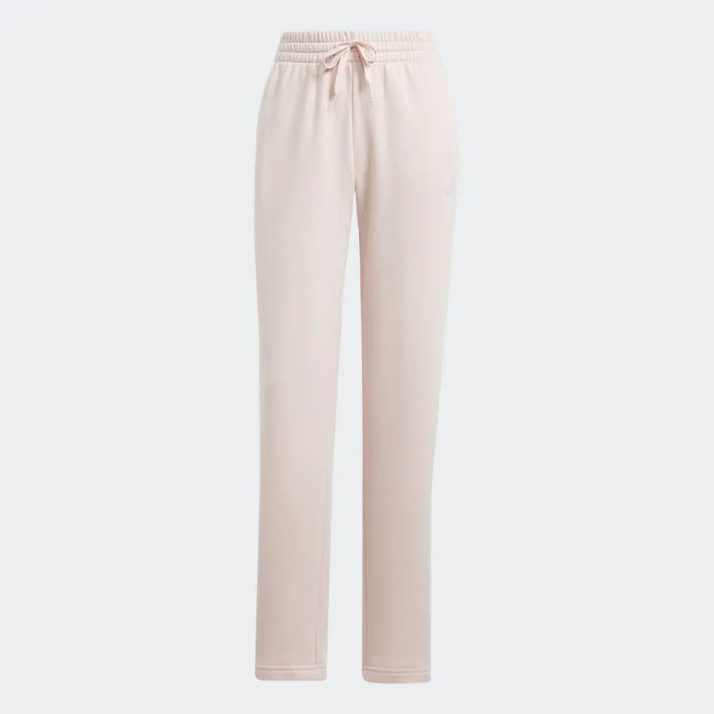 adidas ESSENTIALS SMALL LOGO FEEL COZY OPEN HEM Damen Jogginghose Trainingshose pink