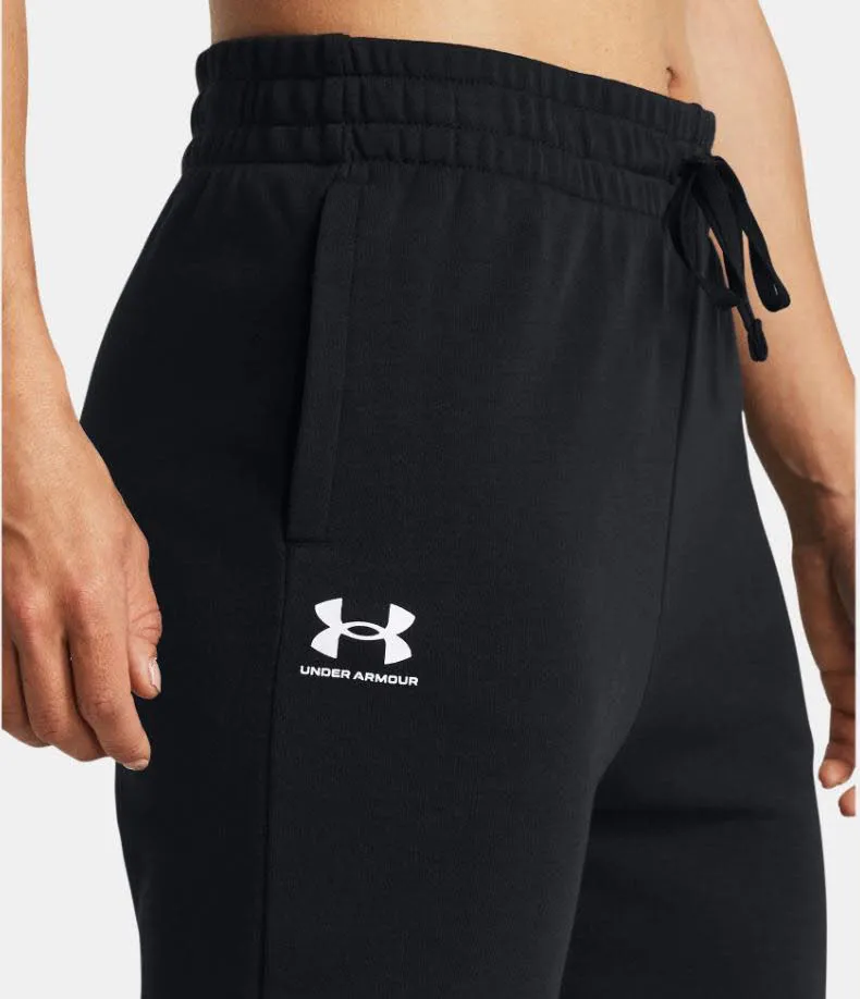 Under Armour Rival Damen Jogginghose Sporthose French Terry schwarz