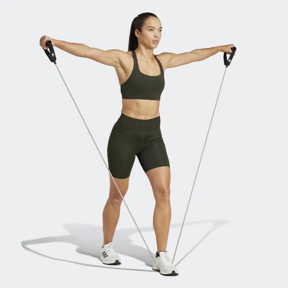 adidas OPTIME 7-INCH Damen Leggings Shorts kurze Hose schwarz