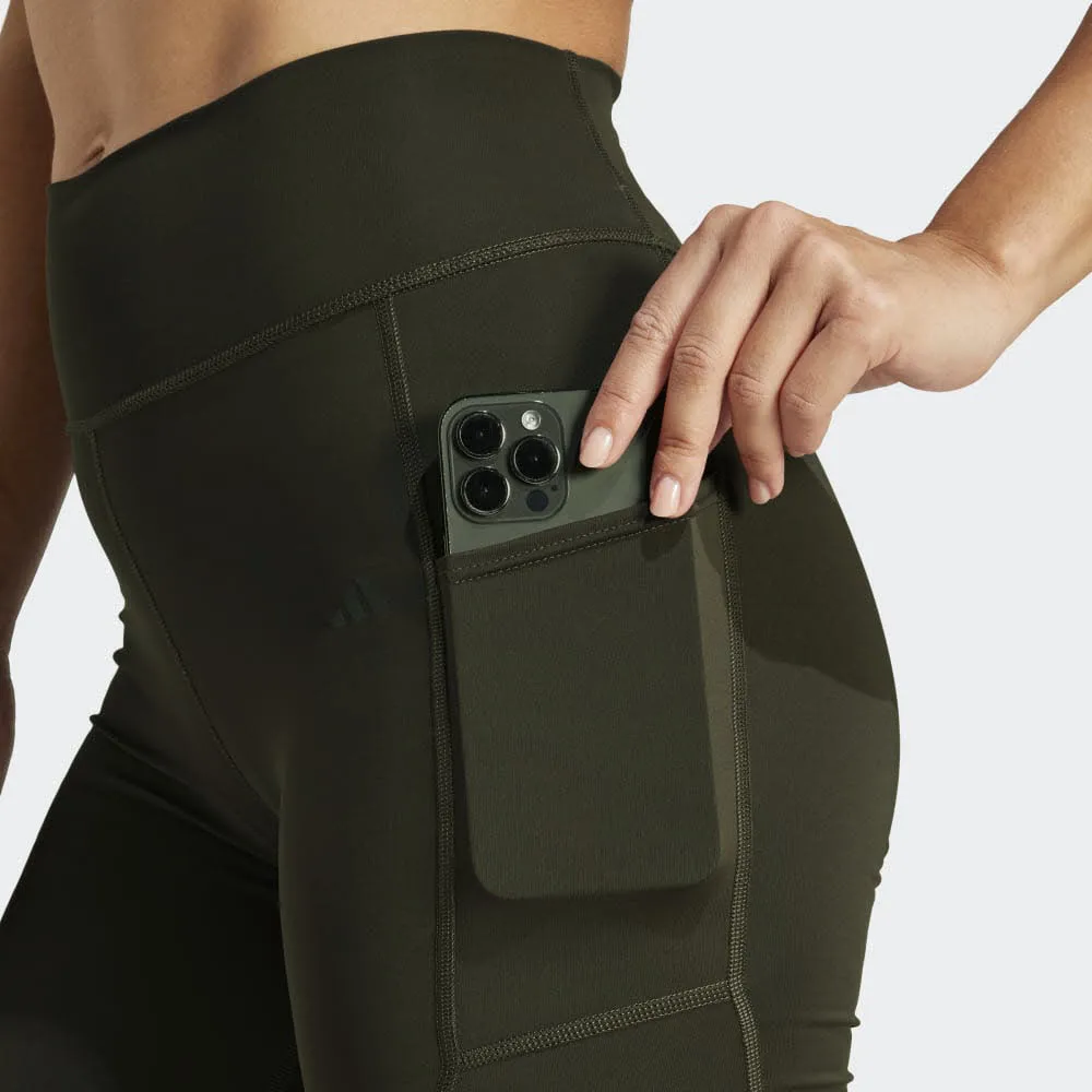 adidas OPTIME 7-INCH Damen Leggings Shorts kurze Hose schwarz