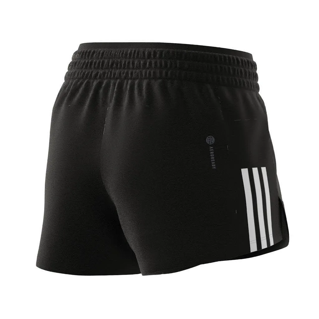 adidas Train Cotton 3-Streifen Pacer Damen Shorts kurze Hose schwarz