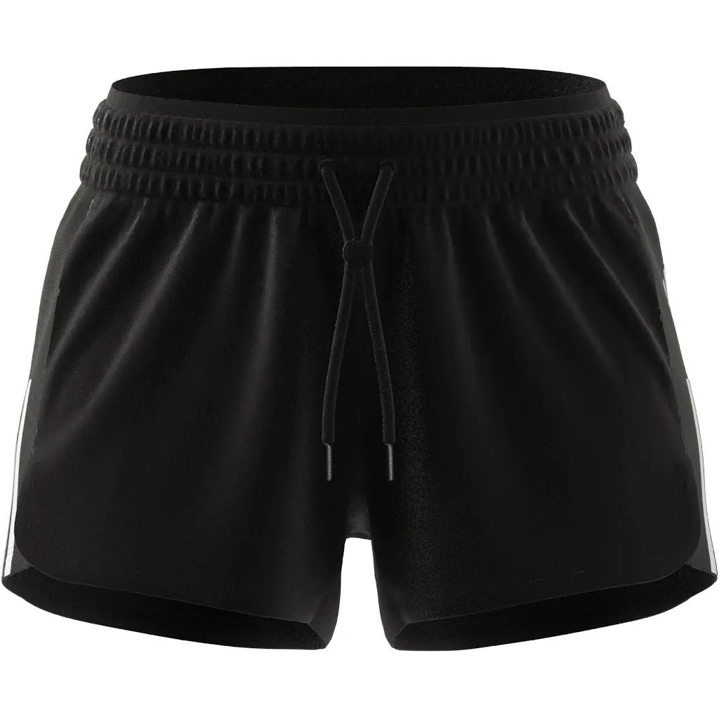 adidas Train Cotton 3-Streifen Pacer Damen Shorts kurze Hose schwarz