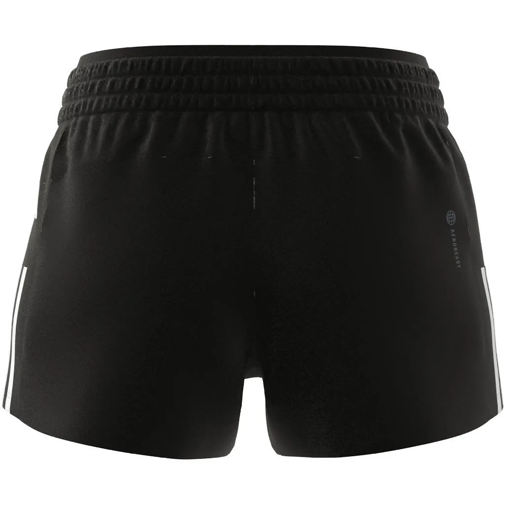 adidas Train Cotton 3-Streifen Pacer Damen Shorts kurze Hose schwarz