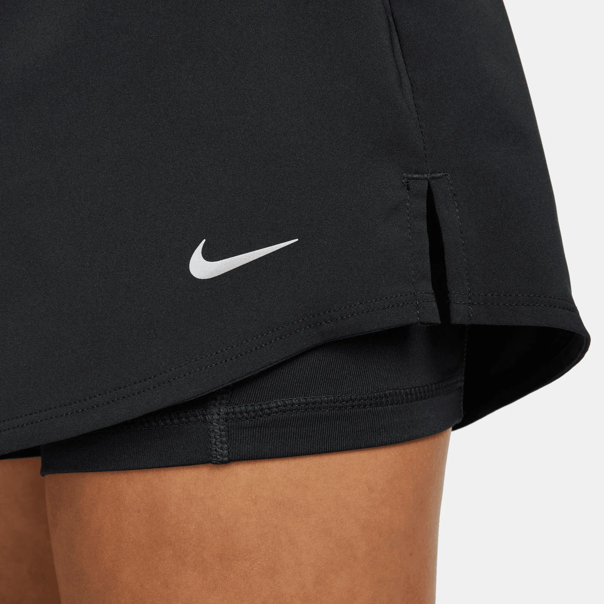 NIKE ONE DRI-FIT WOMEN'S HIGH Damen Shorts Laufshorts Workout schwarz NEU