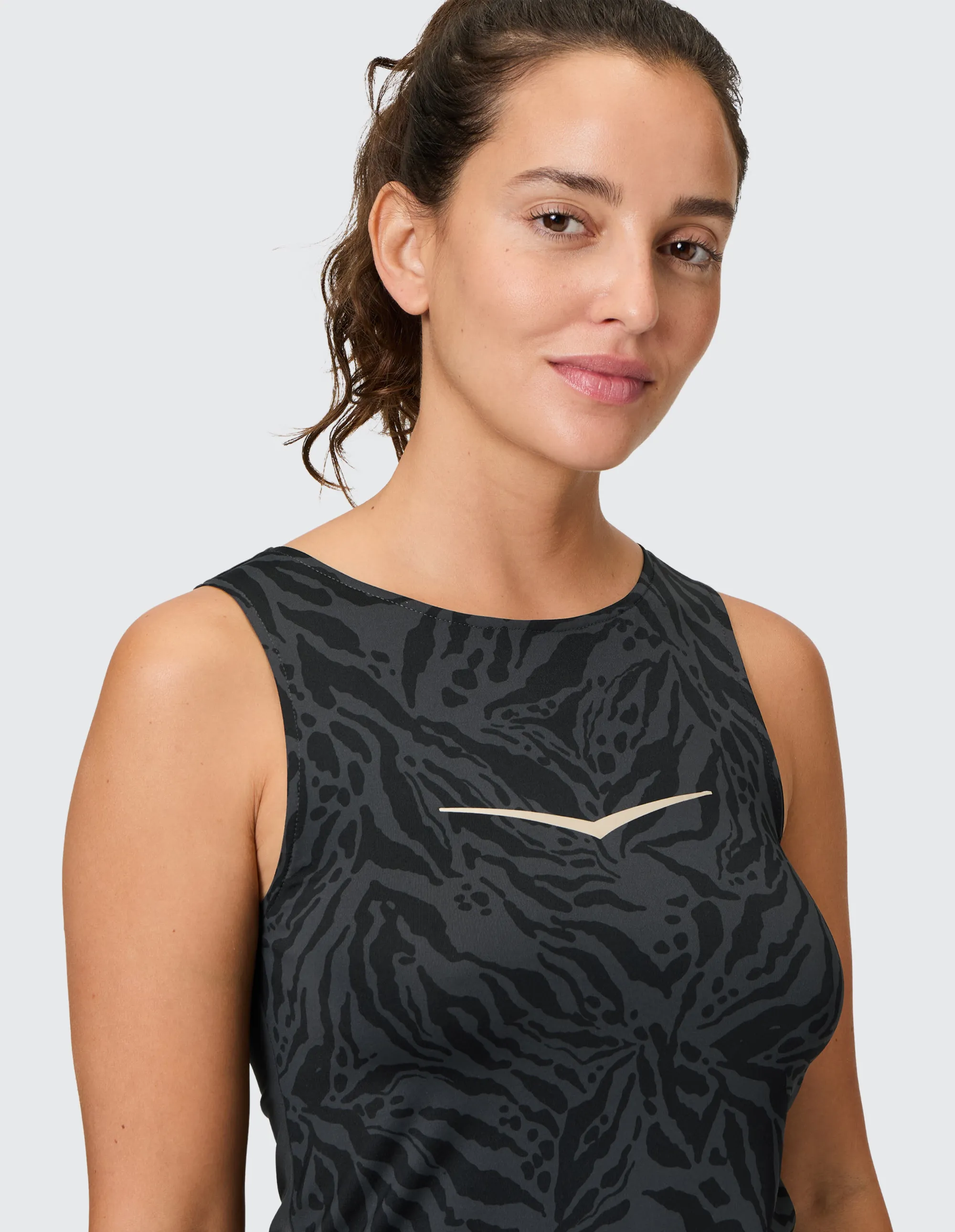 Venice Beach ENNY Sporttop Tanktop Damen schwarz dunkelgrau