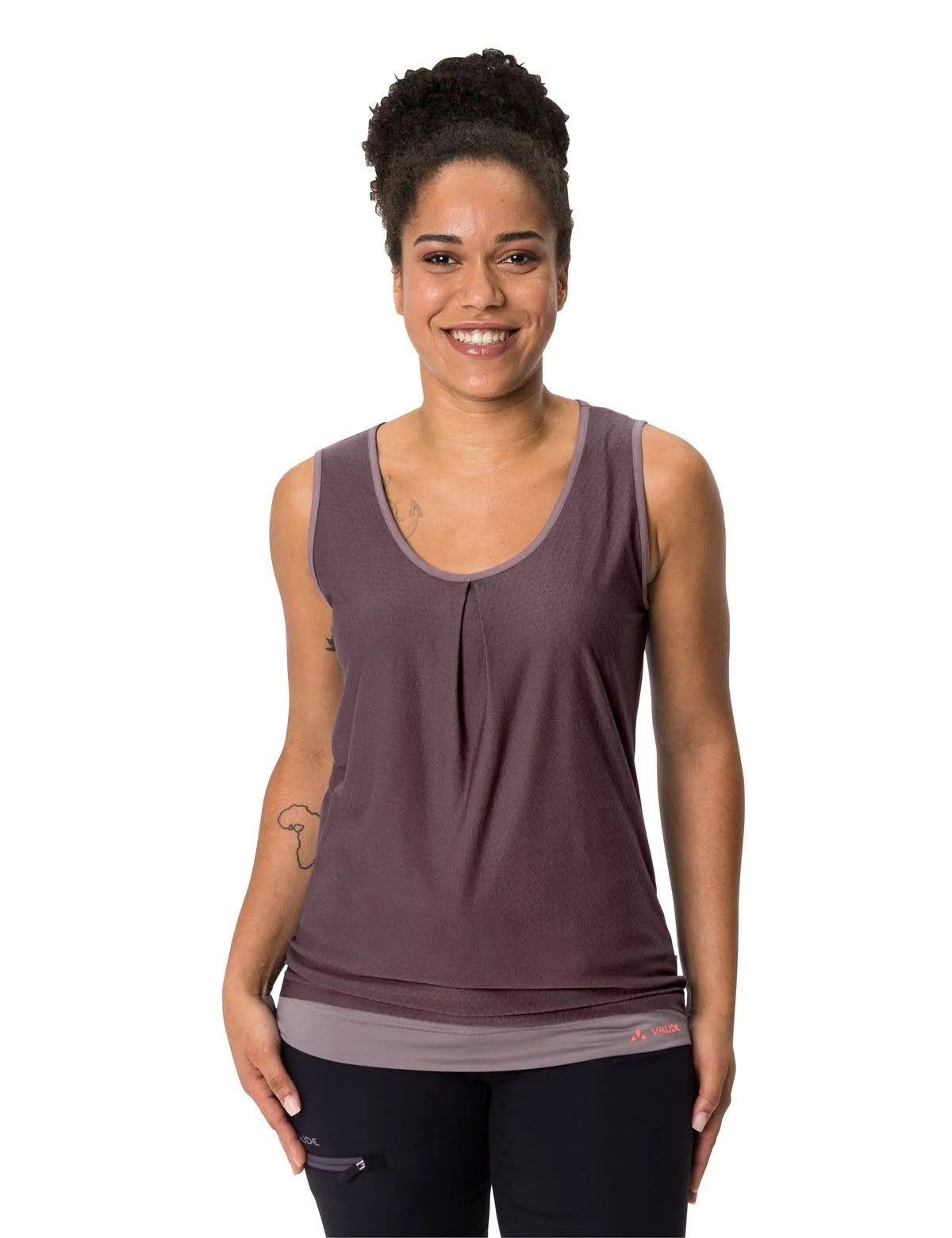 Vaude Wo Skomer Top III Damen Funktionstop Wandertop Freizeittop lila NEU