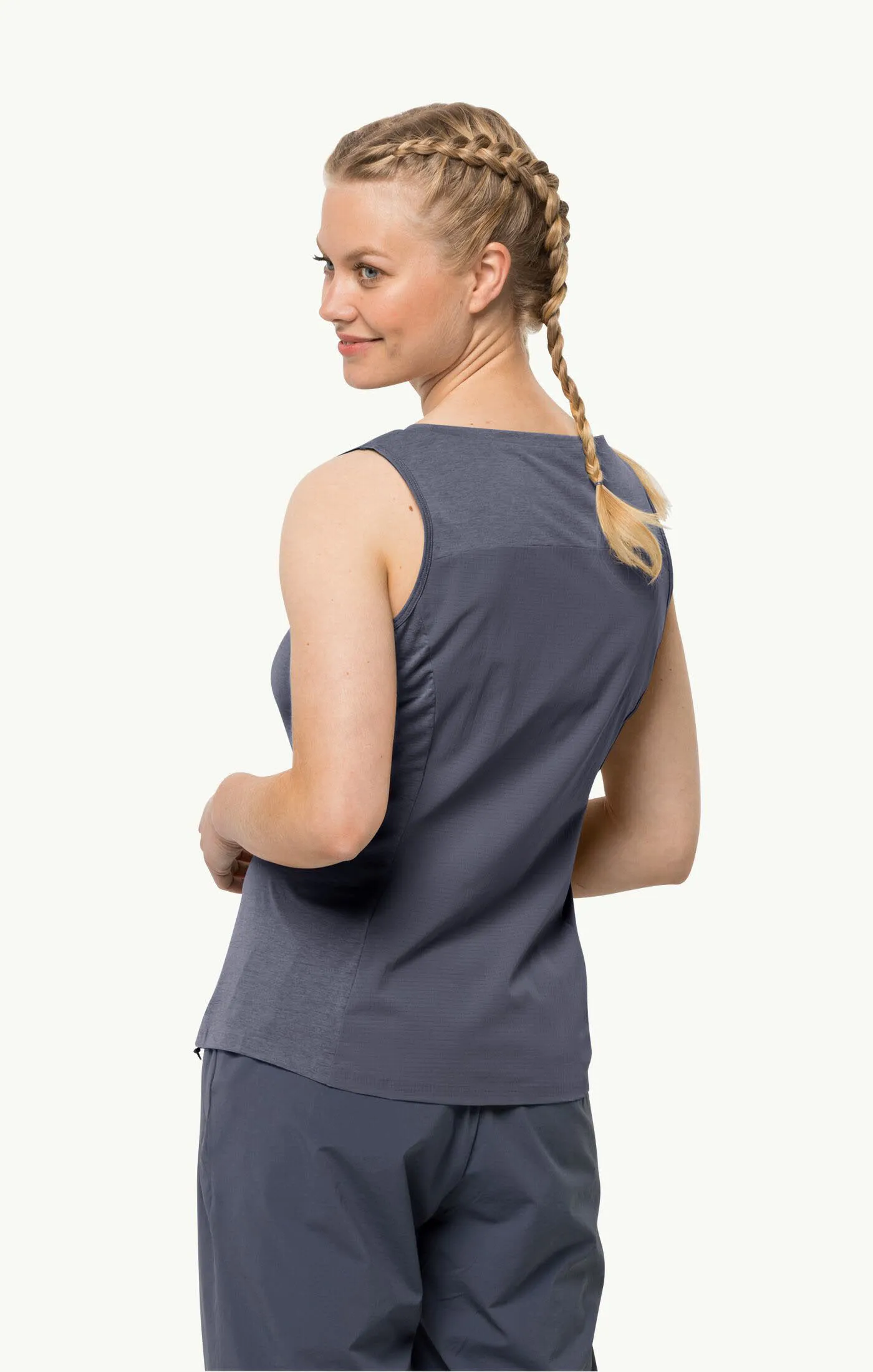Jack Wolfskin Prelight Pro Tank W Funktionstop Sporttop Damen dunkelgrau