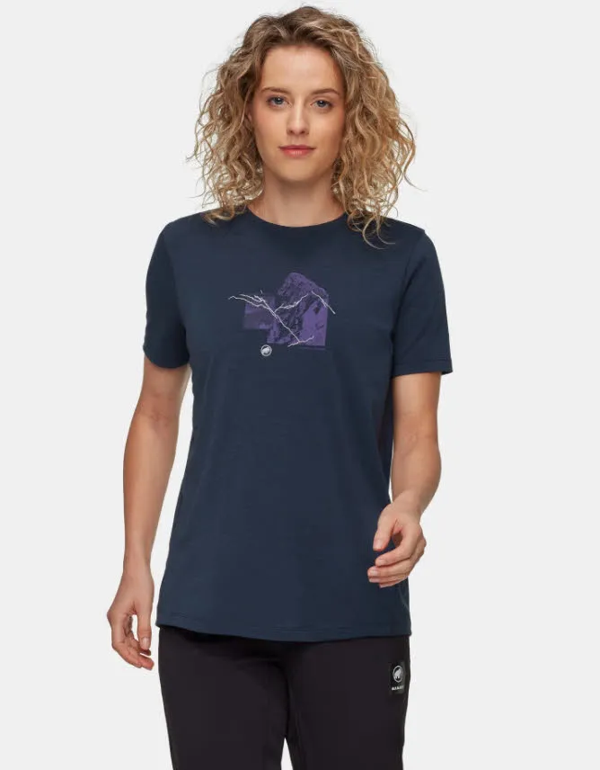Mammut Mountain T-Shirt Women 4208m Multifunktions-T-Shirt Damen dunkelblau