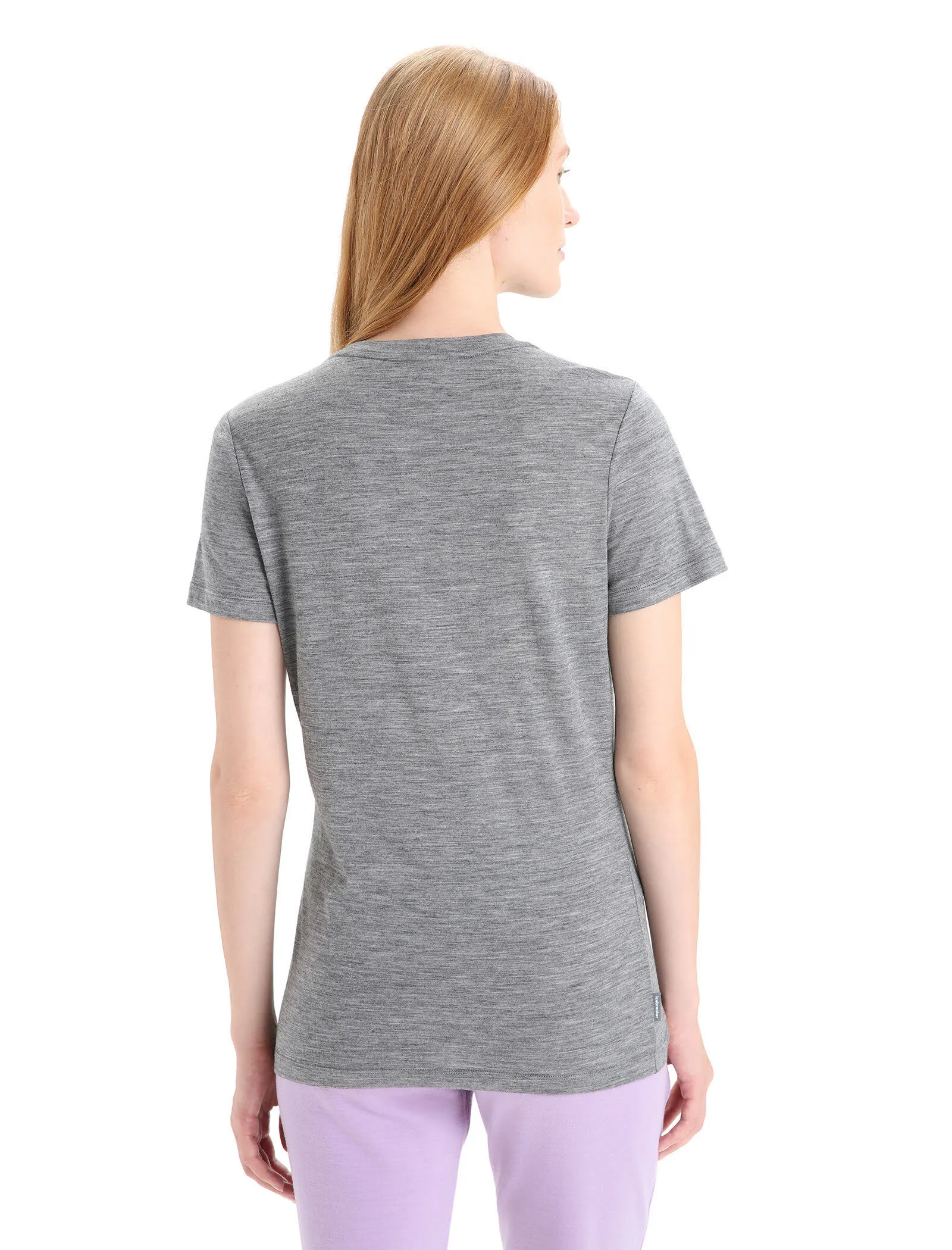 Icebreaker Tech Lite II SS TEE Springtime Flowers Damen T-Shirt grau