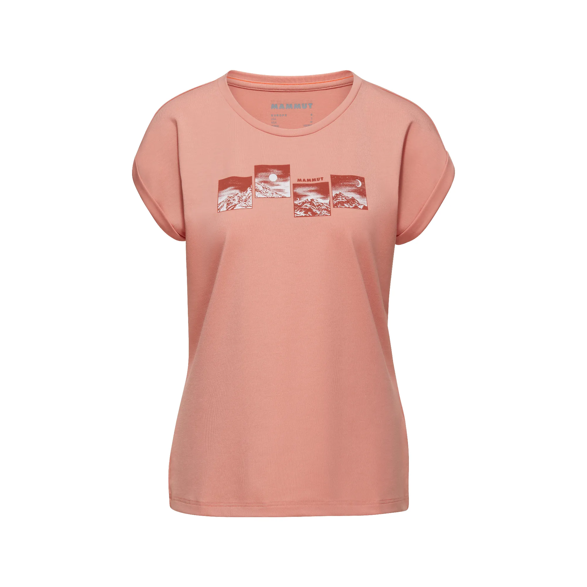 Mammut Mountain T-Shirt Women Day and Night T-Shirt Damen orangerosa