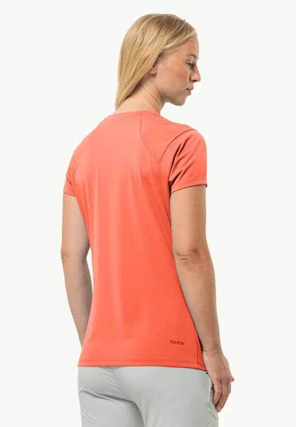 Jack Wolfskin Prelight Trail T W T-Shirt Funktionsshirt Damen orange