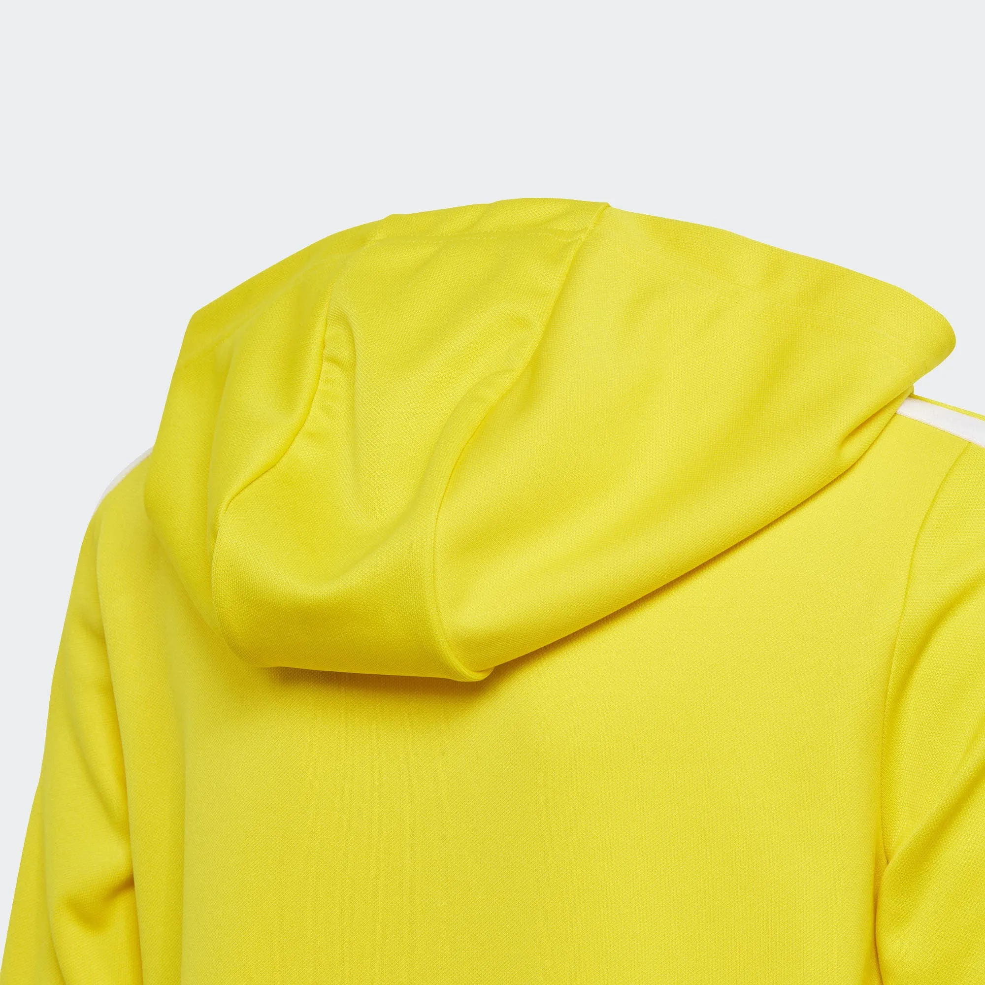adidas JU SQ21 HOOD Y Kinder Hoodie Fußball freizeit Langarm 3-Streifen Kapuze gelb NEU