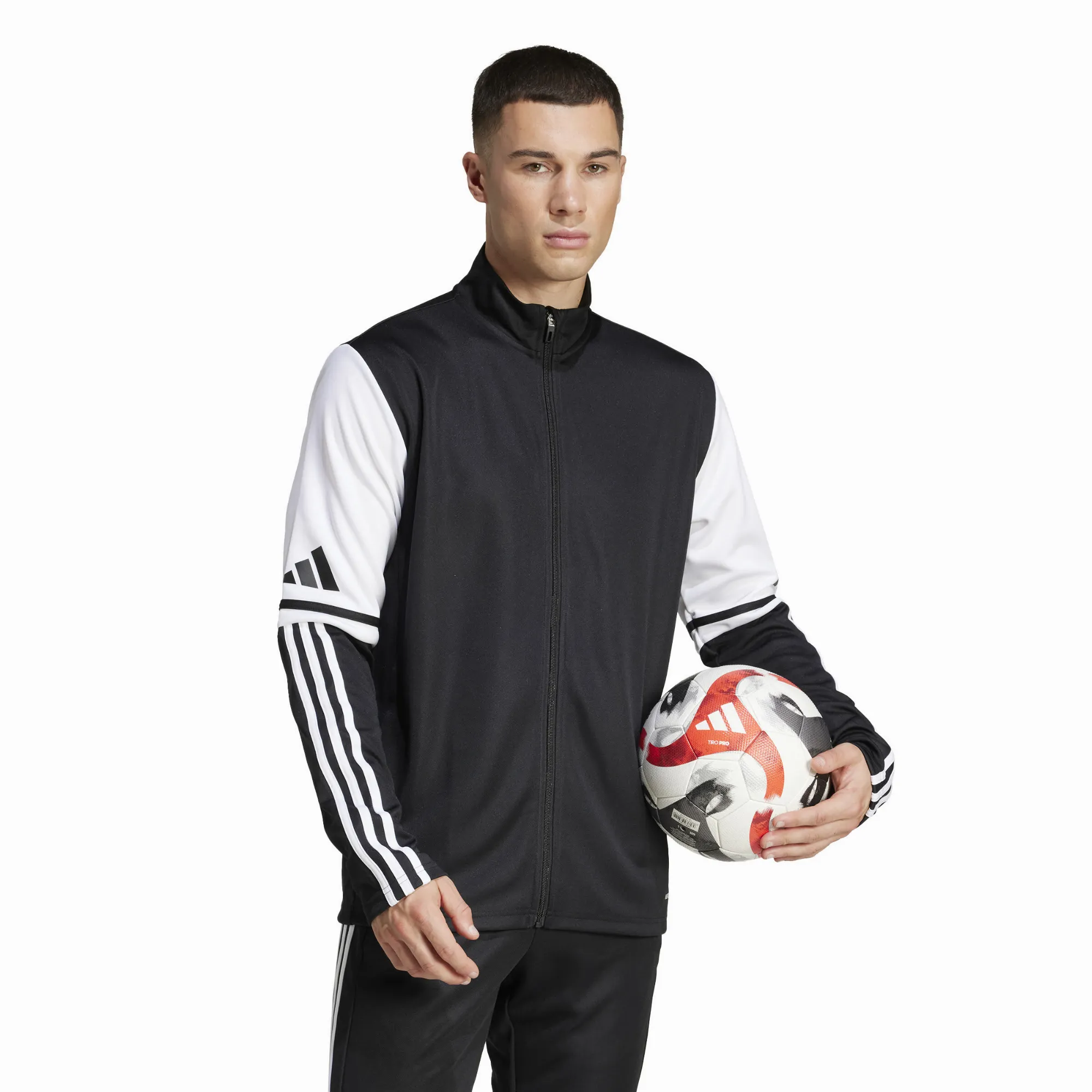 adidas Squadra 25 Trainingsjacke Sportjacke Herren schwarz weiß