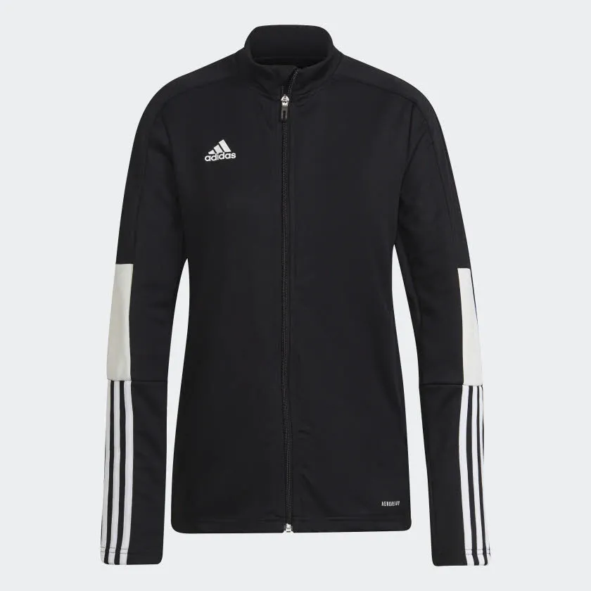 adidas Tiro ESSENTIALS Damen Trainingsweste Fußballjacke schwarz NEU