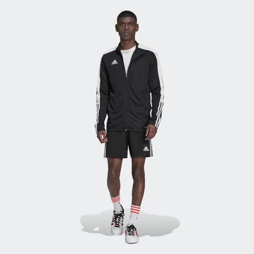 adidas Tiro ESSENTIALS Herren Sport Trainingsweste Fußballjacke schwarz NEU