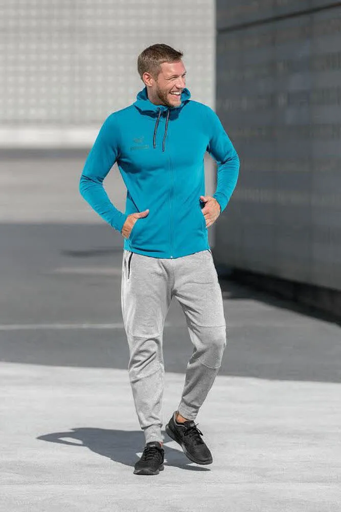 ERIMA ESSENTIAL hoody jacket Herren Kapuzenjacke Trainingsweste blau NEU