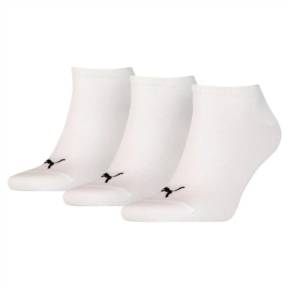PUMA UNISEX SNEAKER PLAIN 3 Paar Sneaker Socken weiß NEU