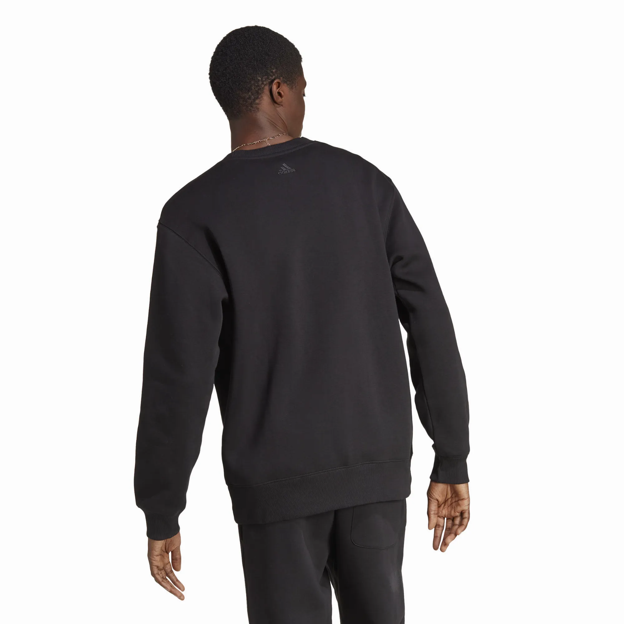 adidas ALL SZN Fleece Graphic Sweatshirt Herren Pullover schwarz NEU