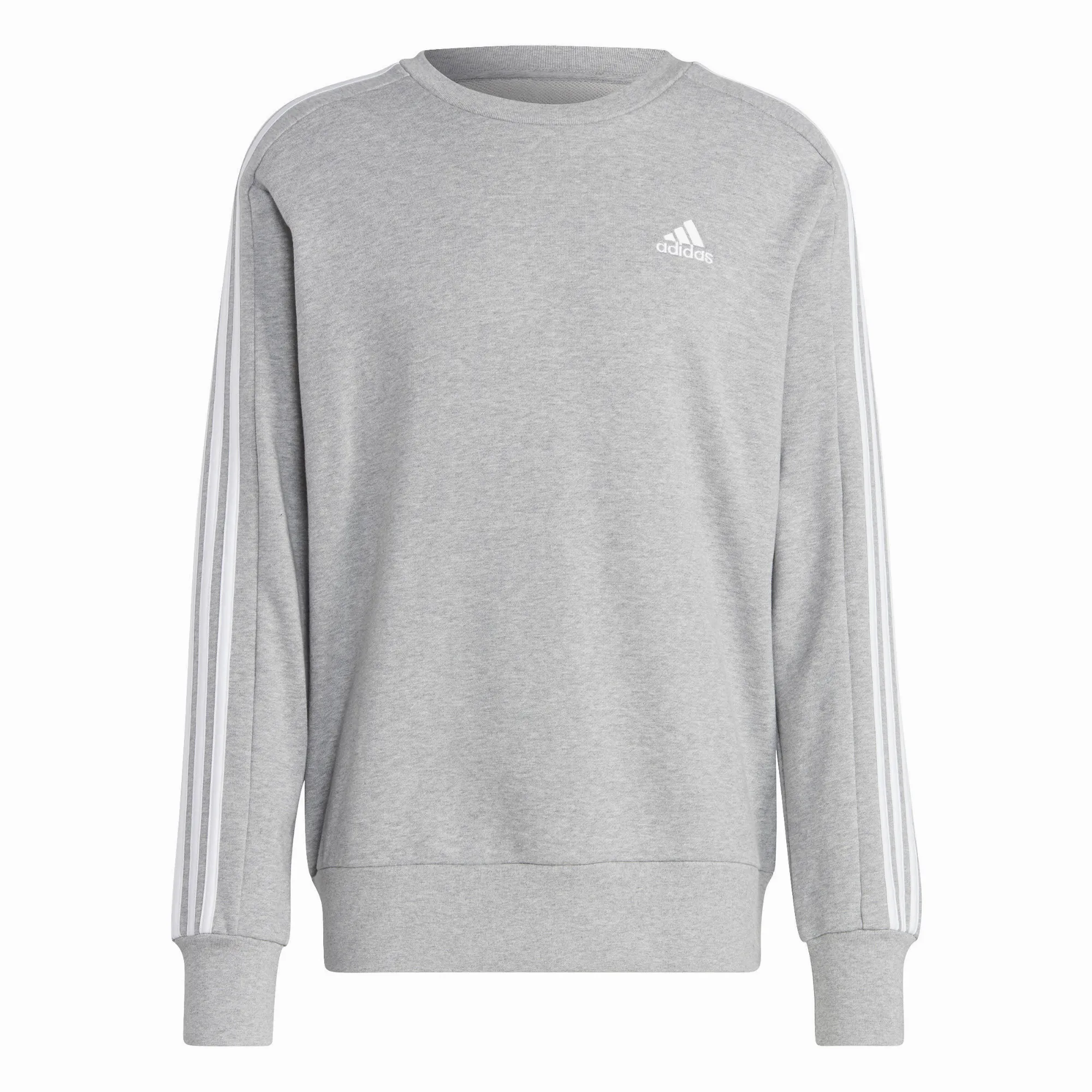 adidas Essentials French Terry Herren Sweatshirt Pullover grau