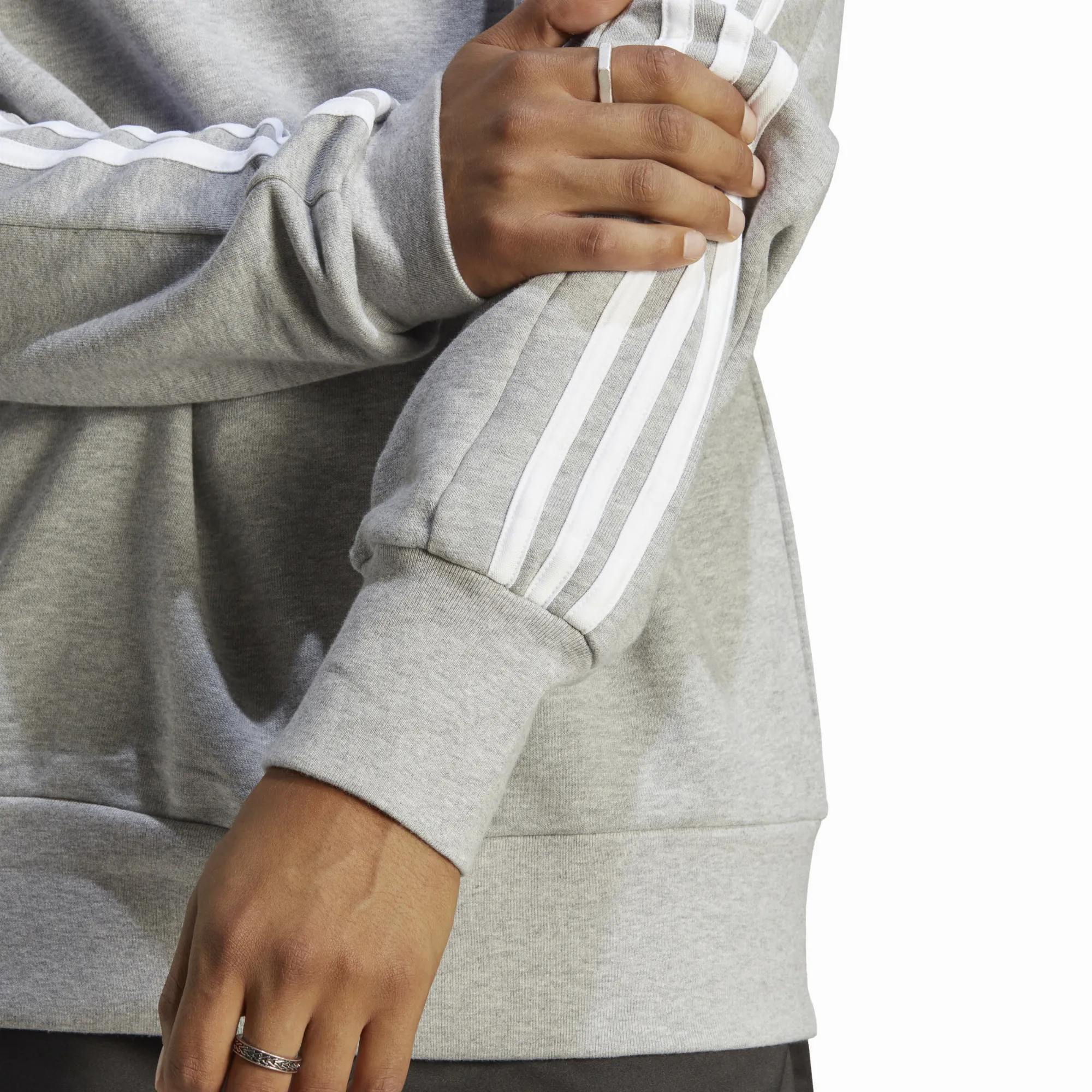 adidas Essentials French Terry Herren Sweatshirt Pullover grau