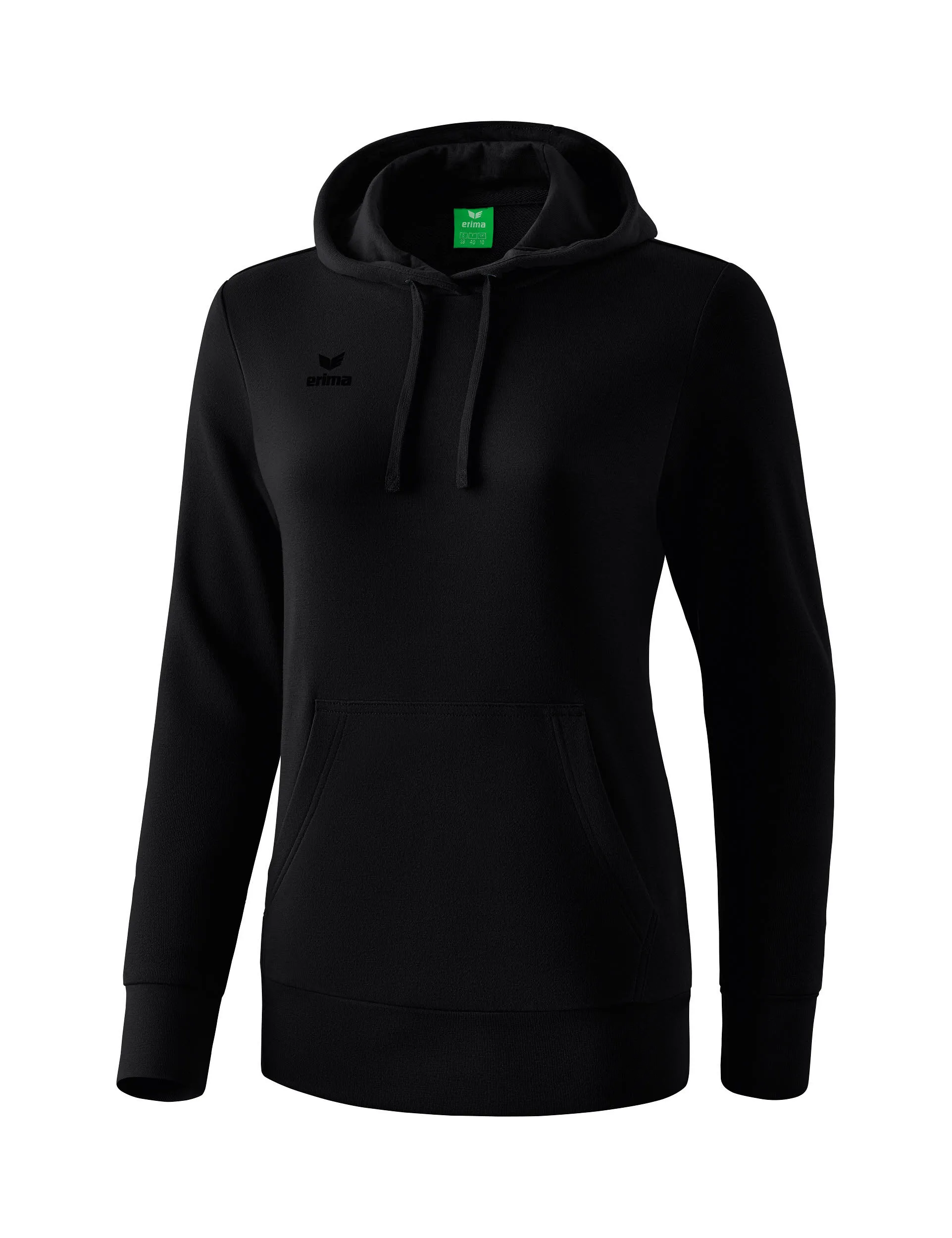 Erima Kapuzensweat Damen Kapuzenpullover Schwarz