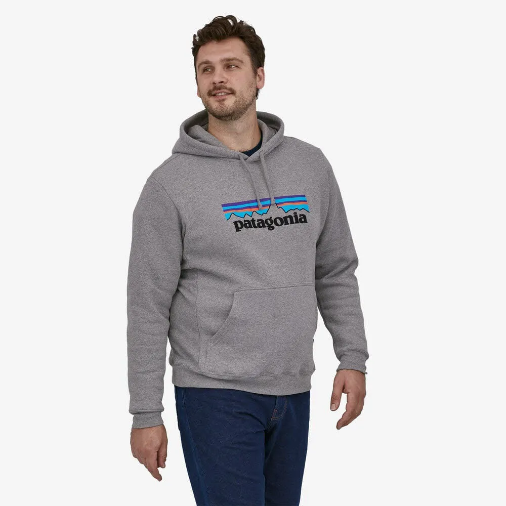 Patagonia P-6 Logo Uprisal Hoody Herren Kapuzenpullover Hoodie grau NEU