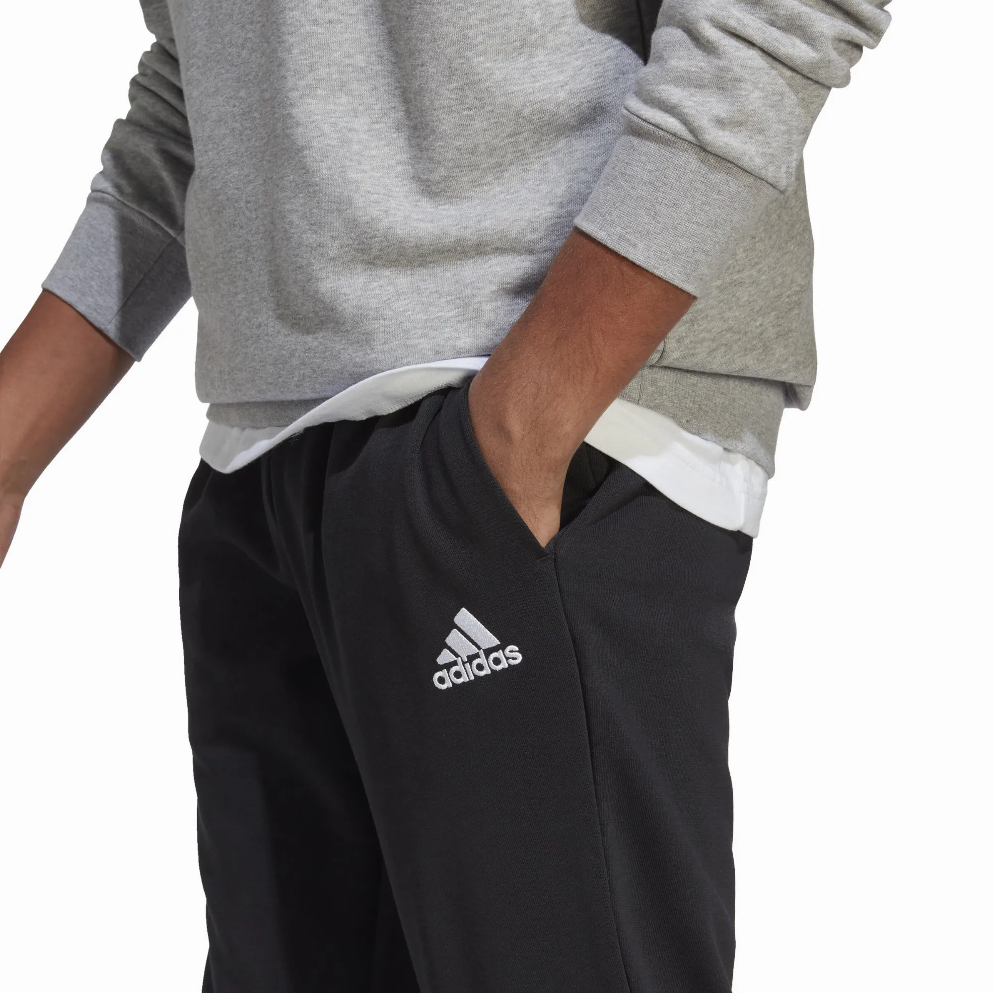 adidas BL FT HD Herren Trainingsanzug Jogginganzug grau