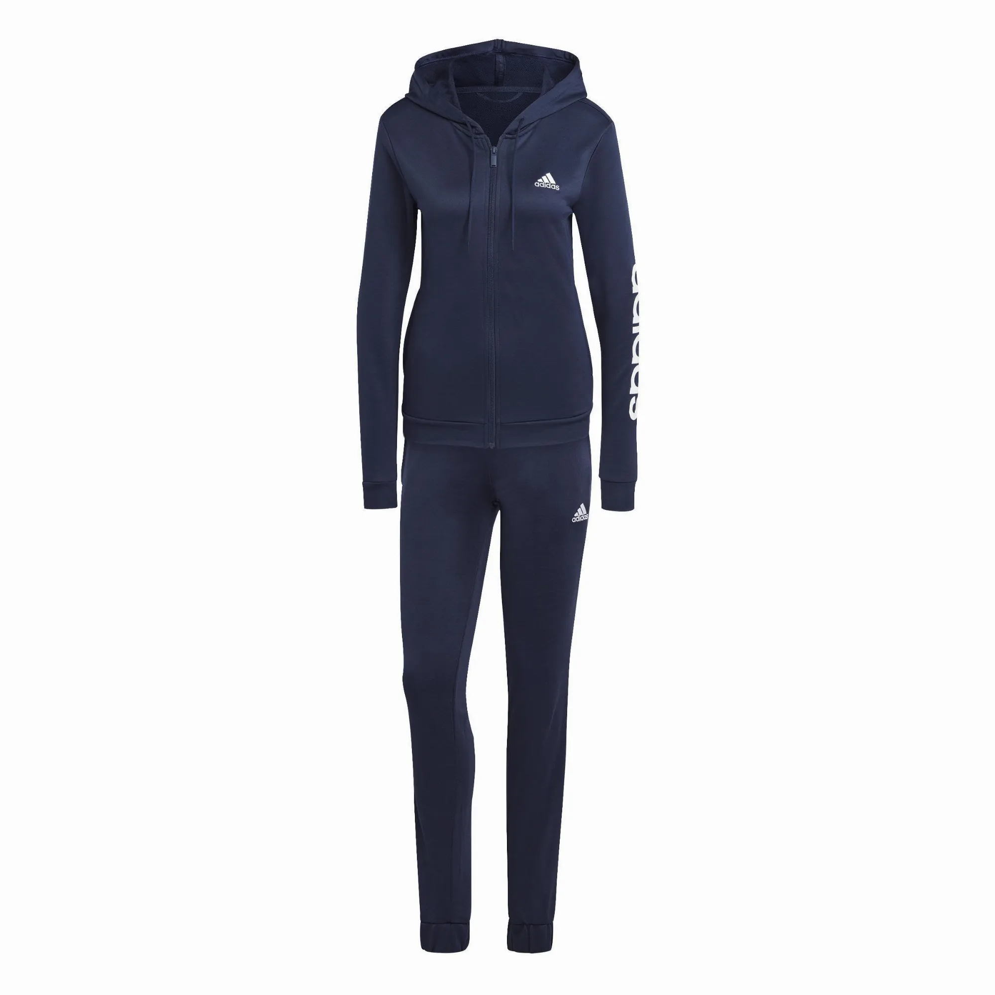 adidas Linear Damen Trainingsanzug dunkelblau
