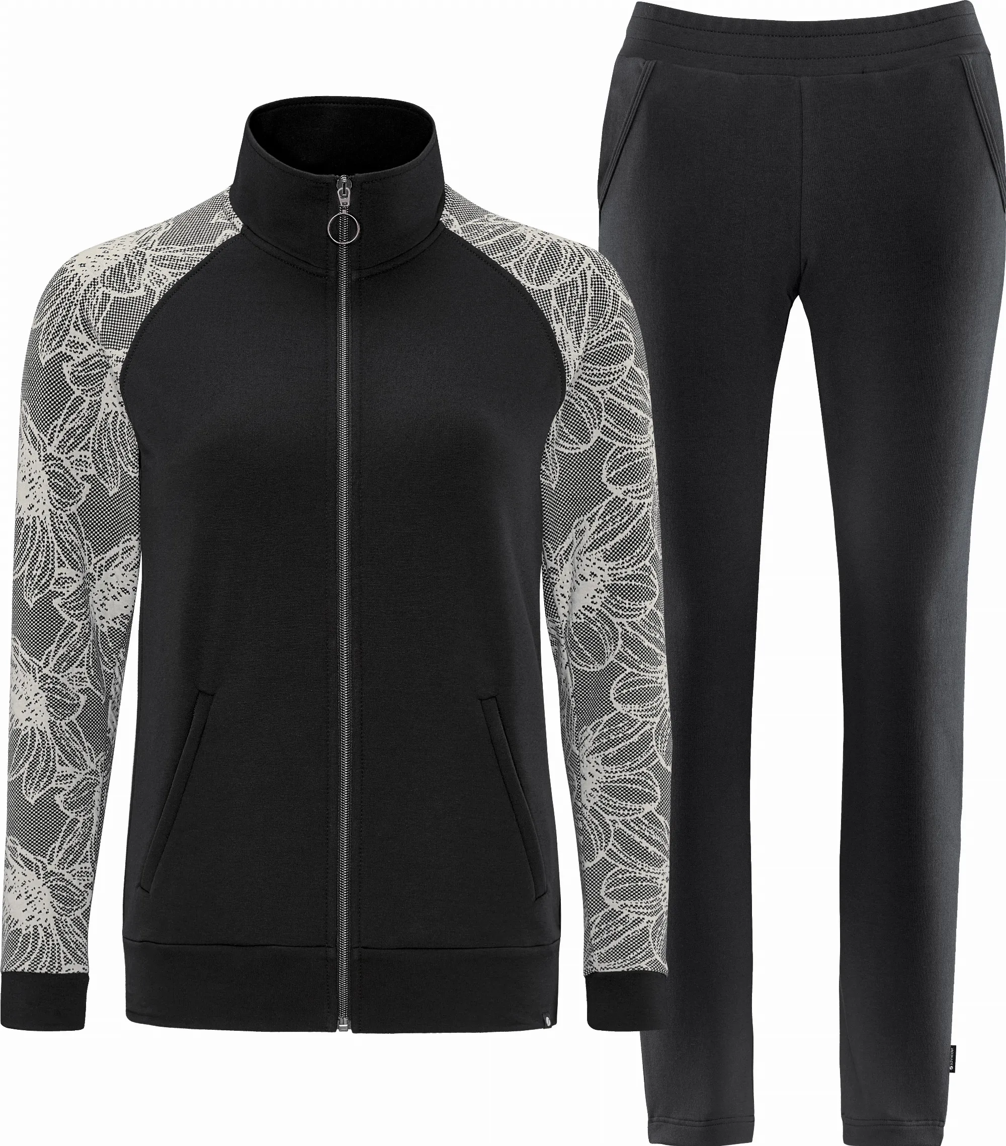 Schneider SAMANDAW-ANZUG Trainingsanzug Jogginganzug Damen schwarz grau