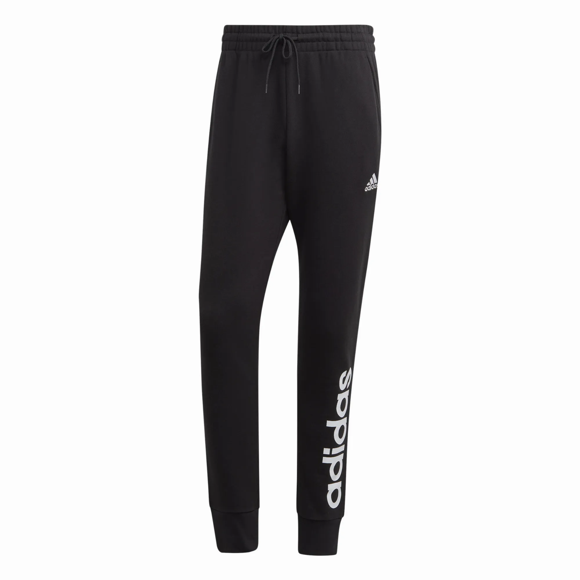 adidas Essentials French Terry Tapered Cuff Logo Jogginghose Herren schwarz