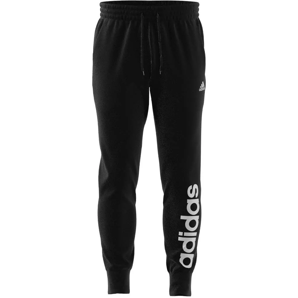 adidas Essentials French Terry Tapered Cuff Logo Jogginghose Herren schwarz
