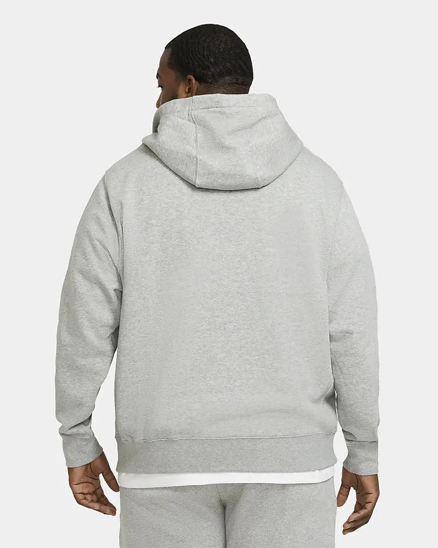 Nike M NSW CLUB HOODIE FZ BB Herren Sweatjacke Kapuzenjacke Sportweste grau NEU