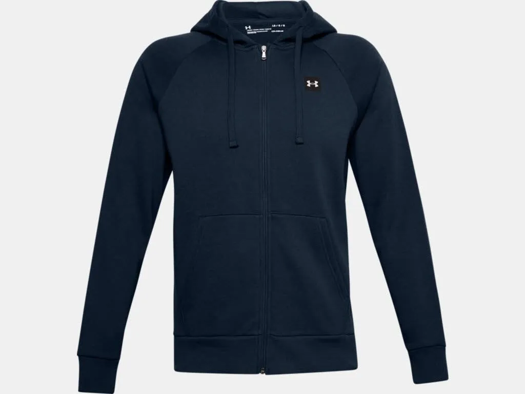Under Armour Rival Fleece Full Zip Hoodie Kapuzenpullover Herren dunkelblau NEU