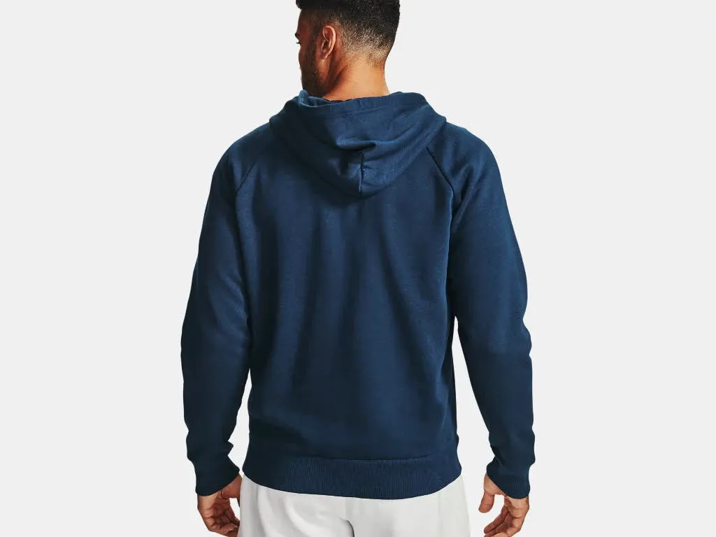 Under Armour Rival Fleece Full Zip Hoodie Kapuzenpullover Herren dunkelblau NEU