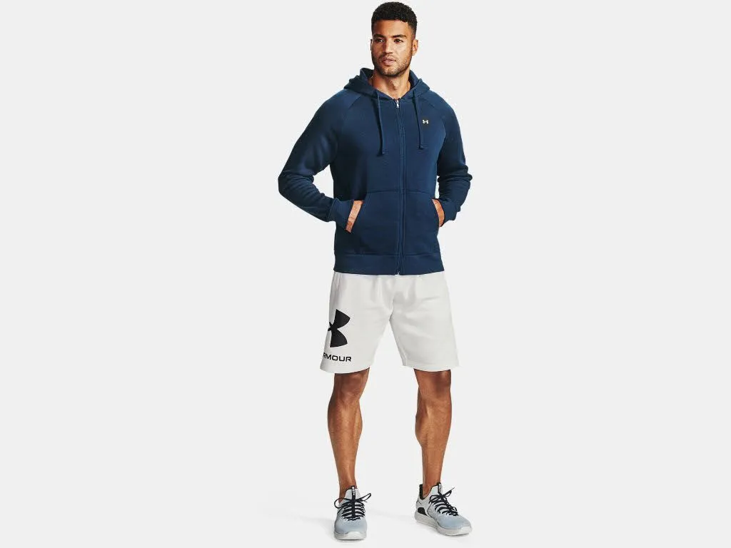 Under Armour Rival Fleece Full Zip Hoodie Kapuzenpullover Herren dunkelblau NEU