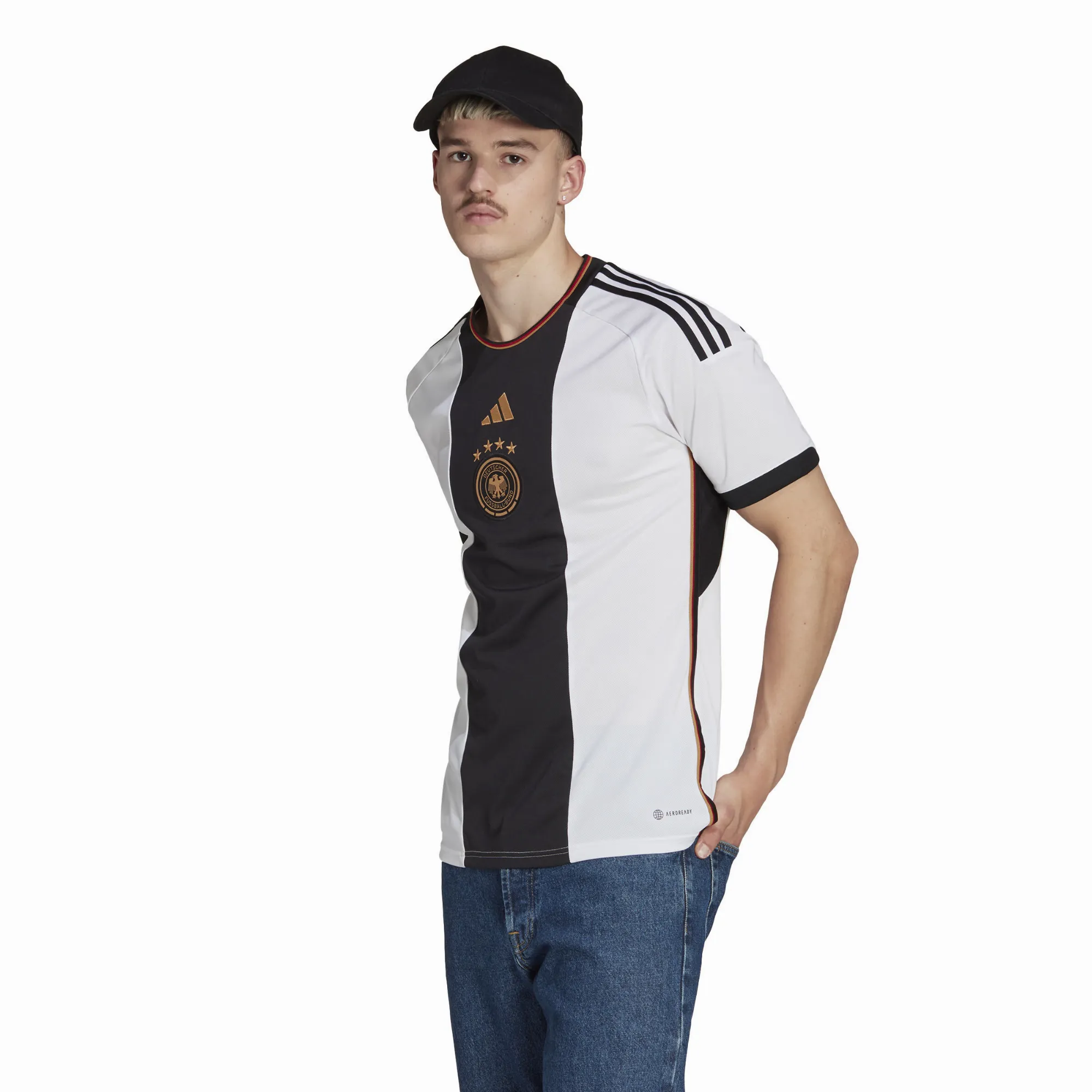 adidas DFB 22 Heimtrikot Herren Fußballtrikot weiß NEU