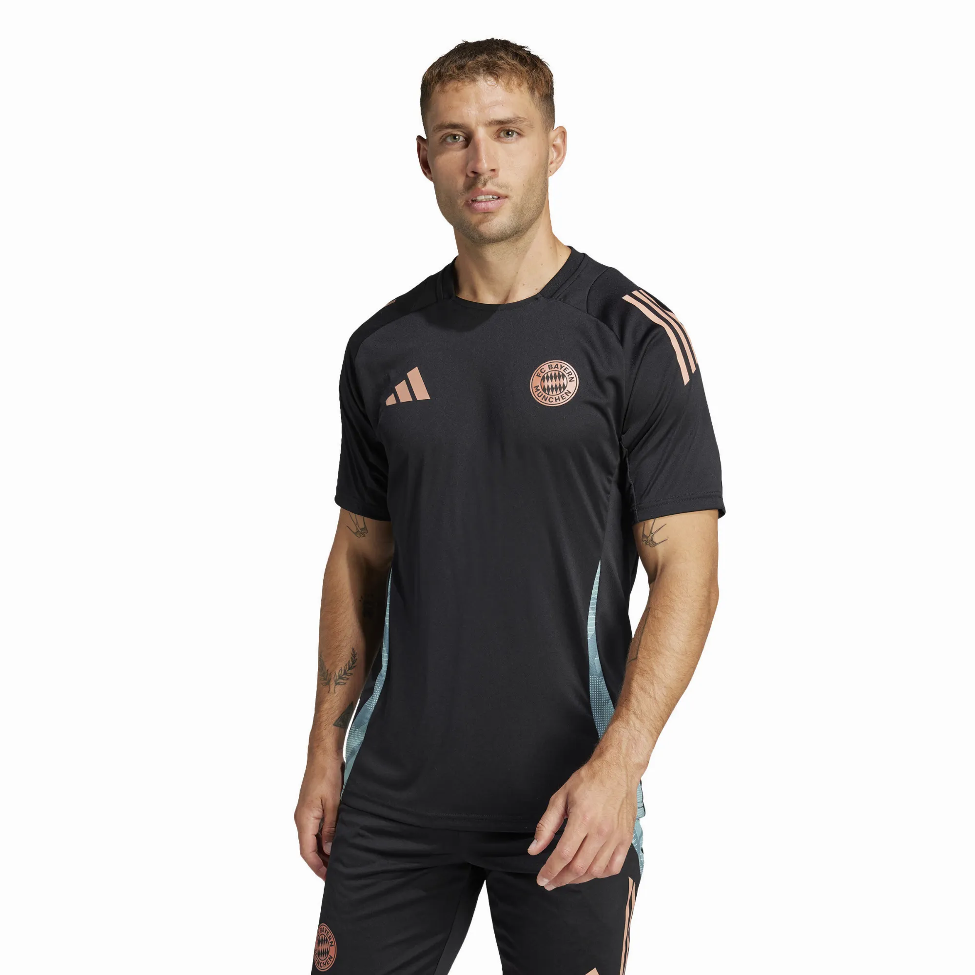adidas FC Bayern München Tiro 24 Trainingstrikot Sportshirt Herren schwarz