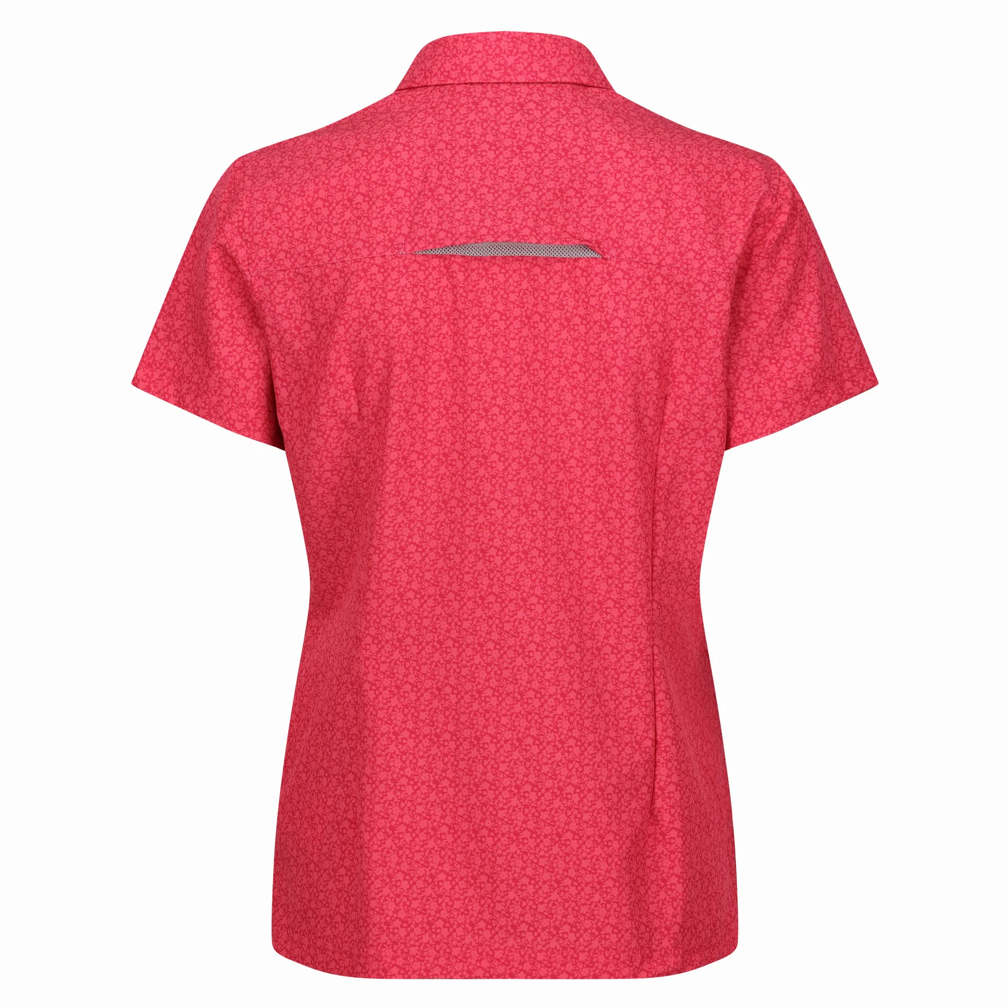 REGATTA Damen Travel Packaway Kurzarmshirt Hemd packbar pink rosarot